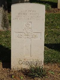 Salonika (Lembet Road) Military Cemetery - Davies, Herbert